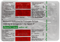 Glyree M 1 Forte Tablet 10 Glyree M 1 Forte Tablet 10